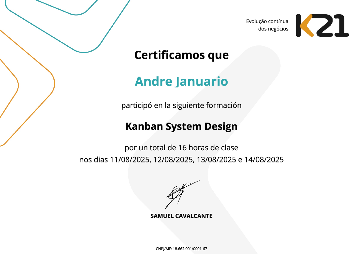 Certificado K21